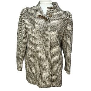 Bert Newman Tweed Pea Coat